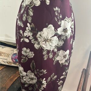 Floral Print Women's Skirt small